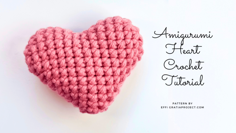 Amigurumi Heart Crochet Tutorial Crochet For Beginners Gratia Project