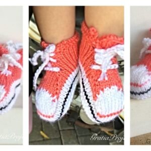 converse baby sneakers knitting pattern