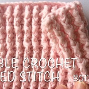 double-crochet-ribbed-stitch