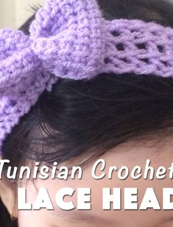 how-to-tunisian-crochet-lace-headband