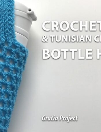 Crochet (And Tunisian Crochet) Bottle Holder Pattern