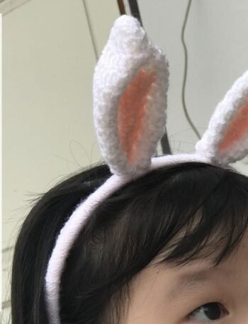 Crochet BUNNY RABBIT EARS HEADBAND