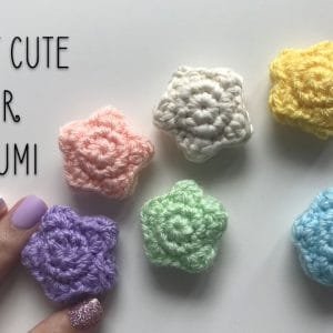 crochet cute tiny star amigurumi