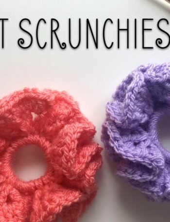 crochet scrunchies tutorial