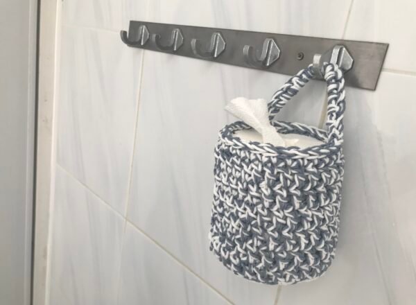 Crochet Hanging Toilet Paper Holder
