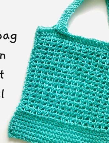 Market Bag Tunisian Crochet Tutorial