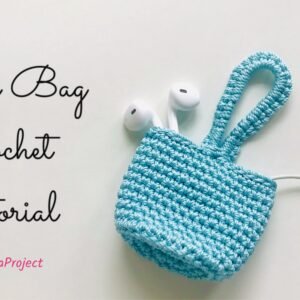 Mini Bag | Earphone Case Crochet Tutorial