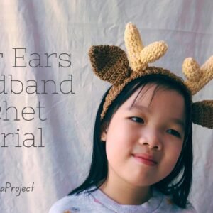 Deer Ears Headband Crochet Tutorial