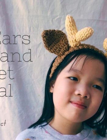 Deer Ears Headband Crochet Tutorial