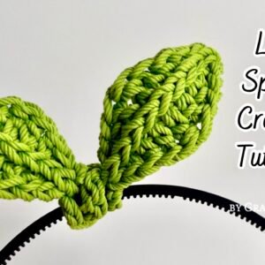 leaf sprout crochet pattern