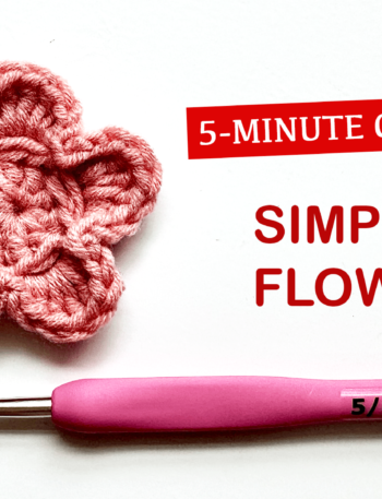 5-minute-crochet-simple-flower