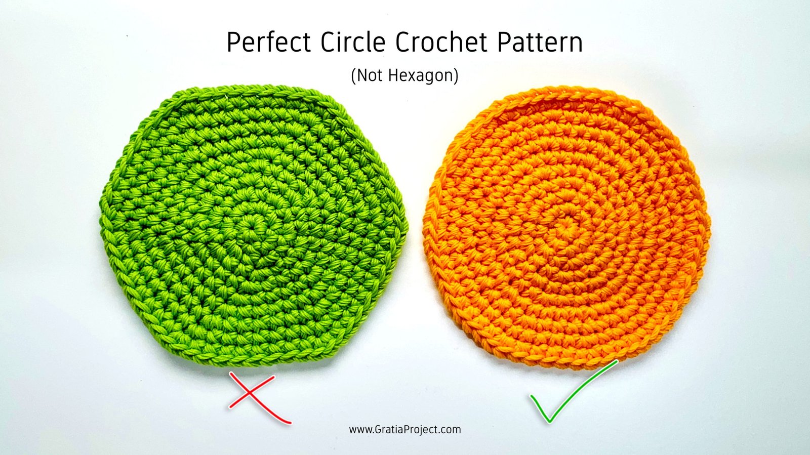 Perfect Circle Crochet Pattern (Not Hexagon)