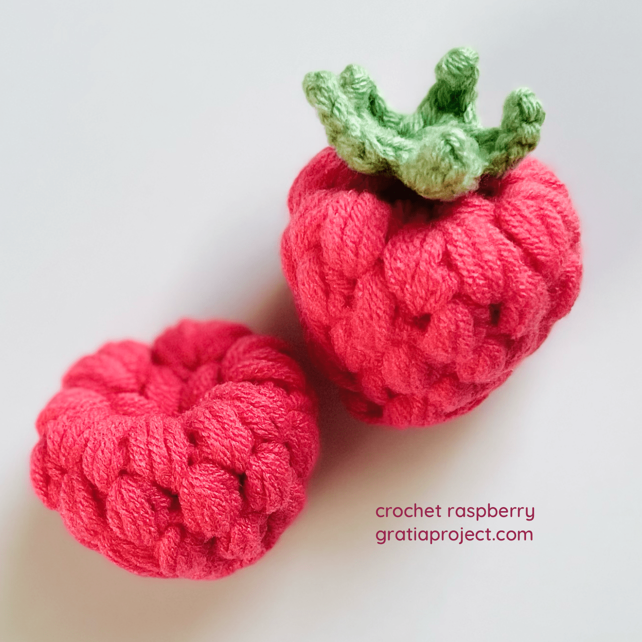 raspberry crochet pattern strawberry blueberry