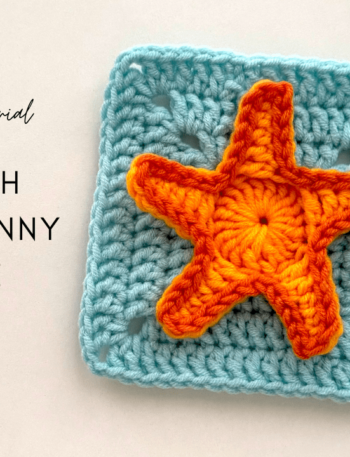 crochet starfish 3d granny square