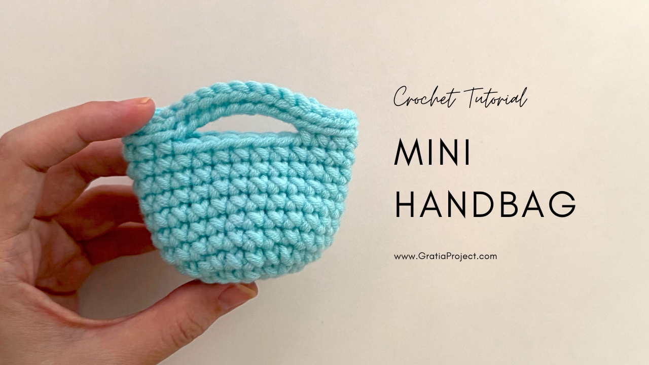 Crochet Mini Handbag Tutorial Step-by-step Crochet Along