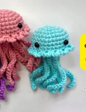 Jellyfish Crochet Pattern No-Sew | Easy Amigurumi for Beginners