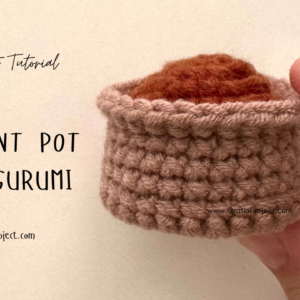 Crochet Mini Plant Pot Amigurumi Tutorial