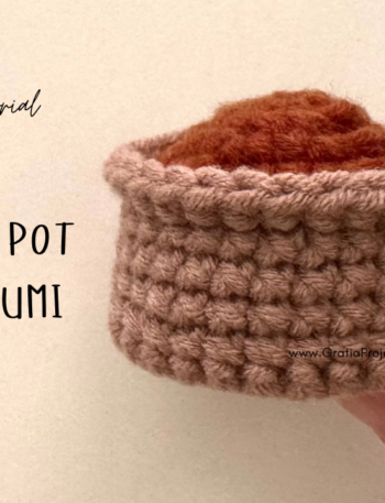 Crochet Mini Plant Pot Amigurumi Tutorial