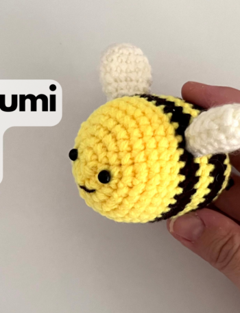 Bee Amigurumi Crochet Tutorial | Step-by-step Crochet Along