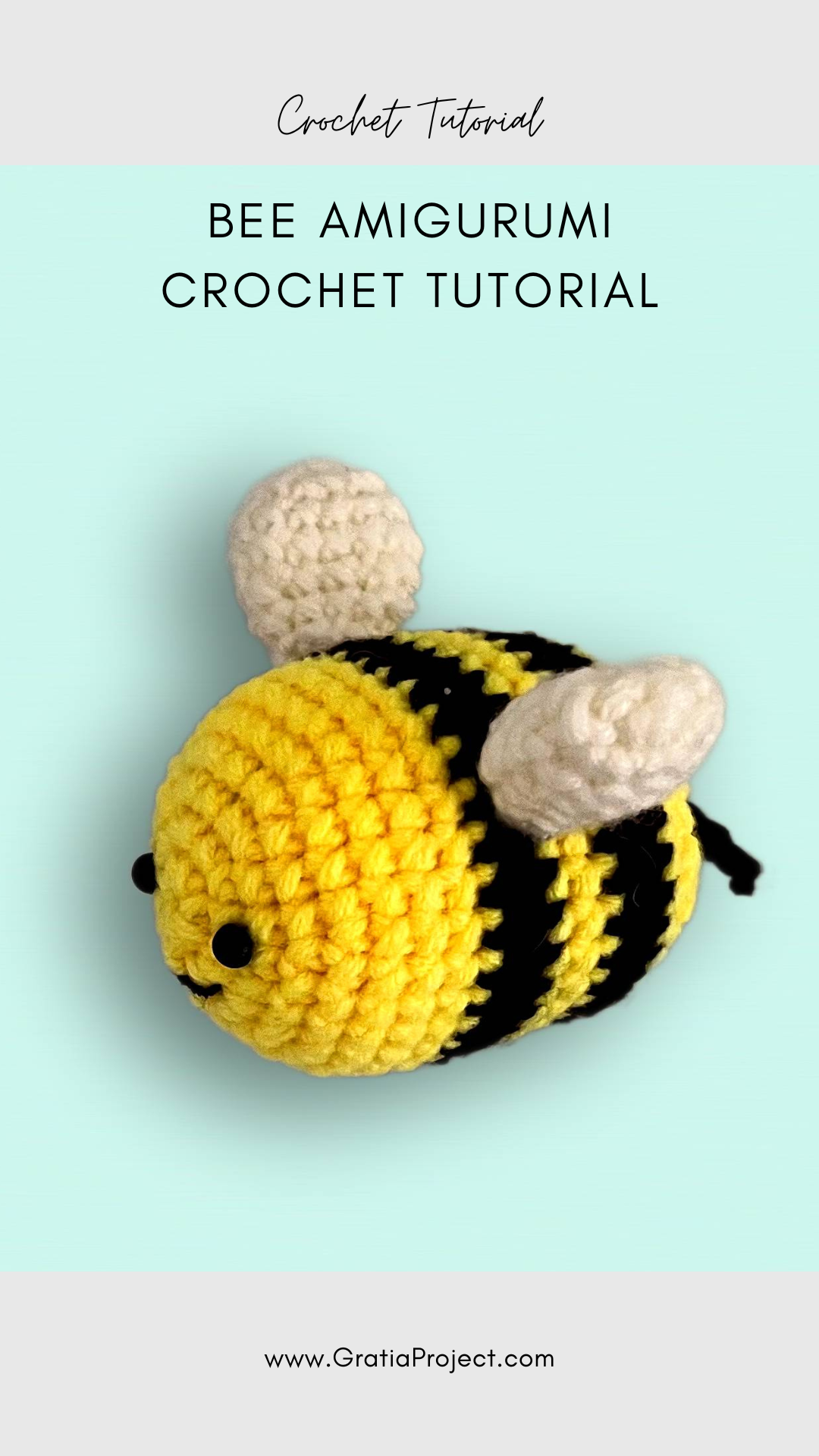 Bee Amigurumi Crochet Tutorial